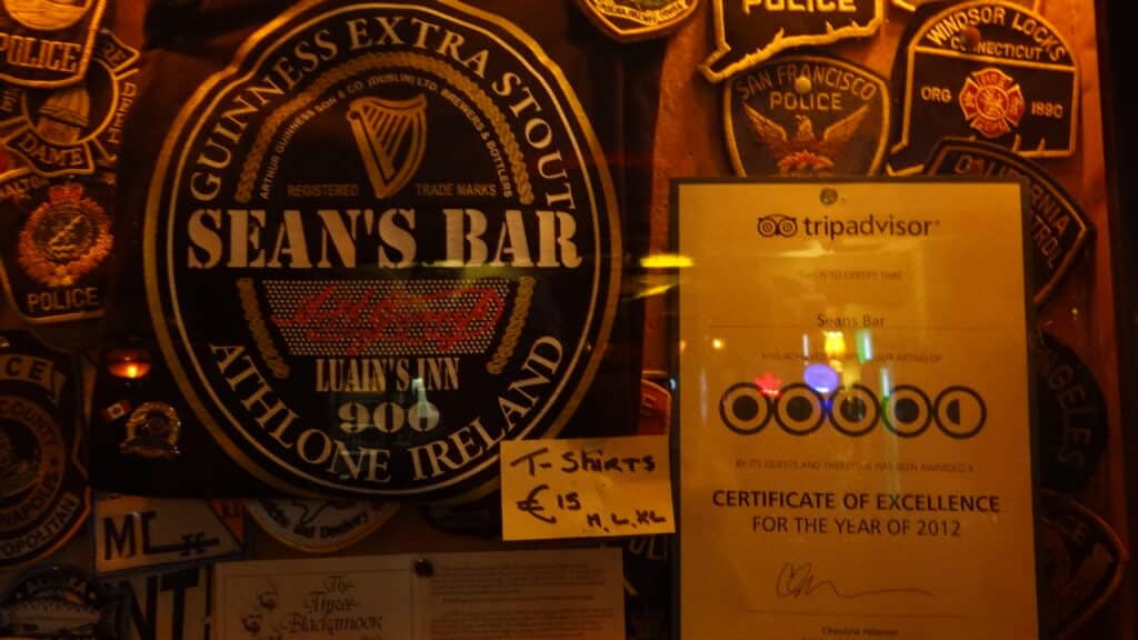 Sean's Bar is a popular tourist attraction.