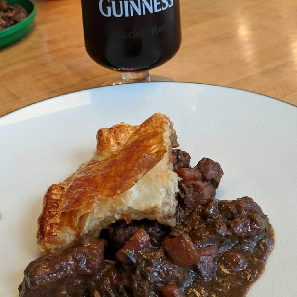 Beef and Guinness pie is a must try.