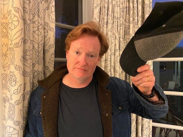 Conan O'Brien is instantly recognised.