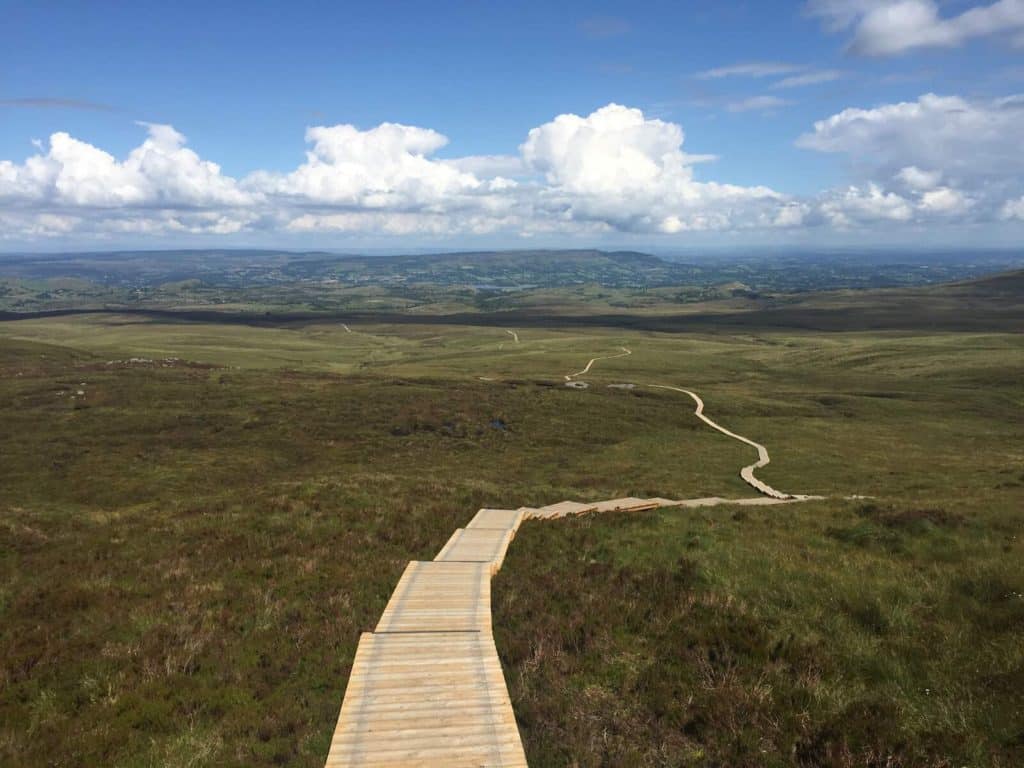 The Cuilcagh Way is also known as the Stairway to Heaven.