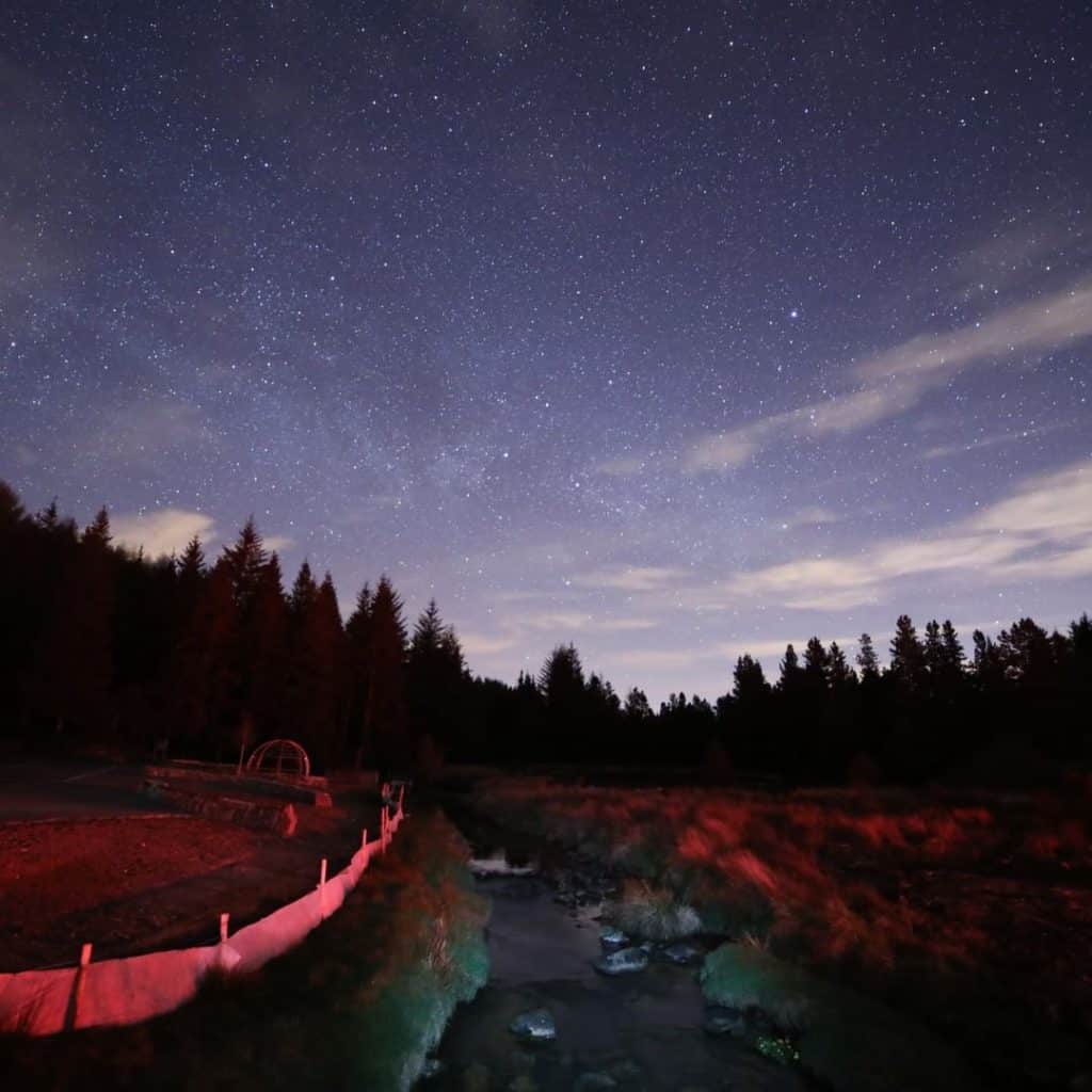 Go stargazing at OM Dark Sky Park.