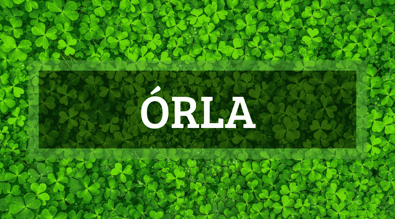 The Irish name Órla is traditionally spelt this way. 