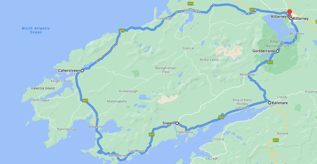 The Ring of Kerry is one of the best and most scenic cycle routes in Kerry. 
