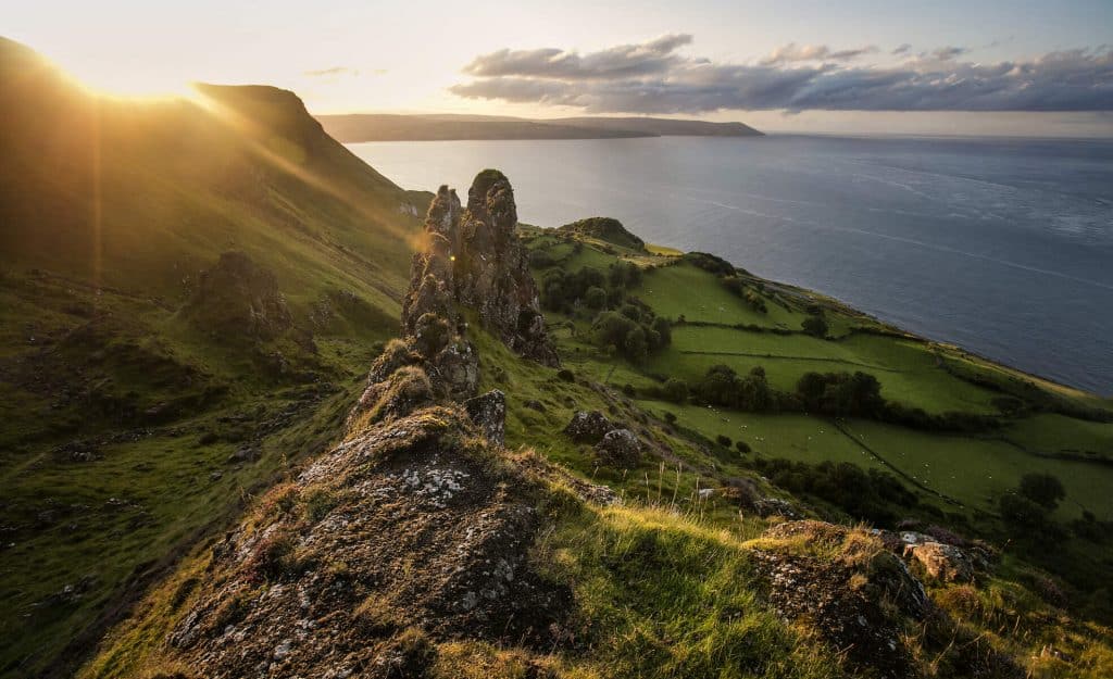 Start your day with a drive through the Glens of Antrim on your Ireland road trip itinerary.