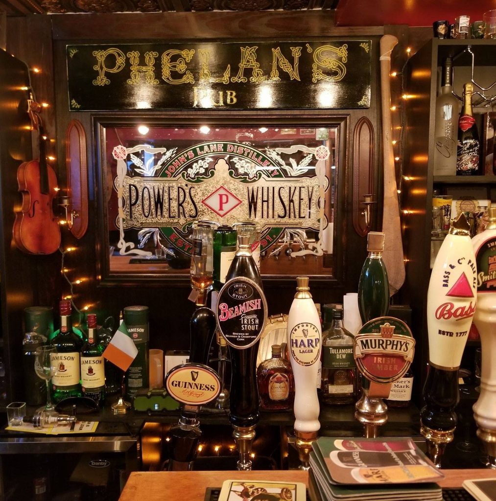 Jim Phelan built on Irish pub in the basement of his Baltimore home.