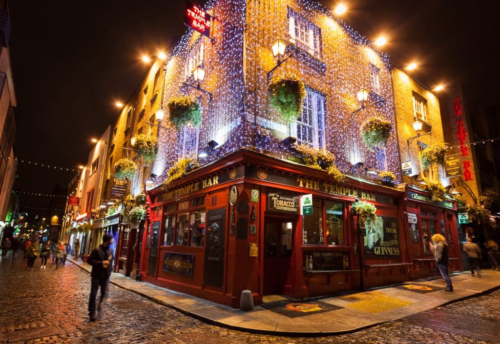 You can't visit Dublin without visiting Temple Bar.