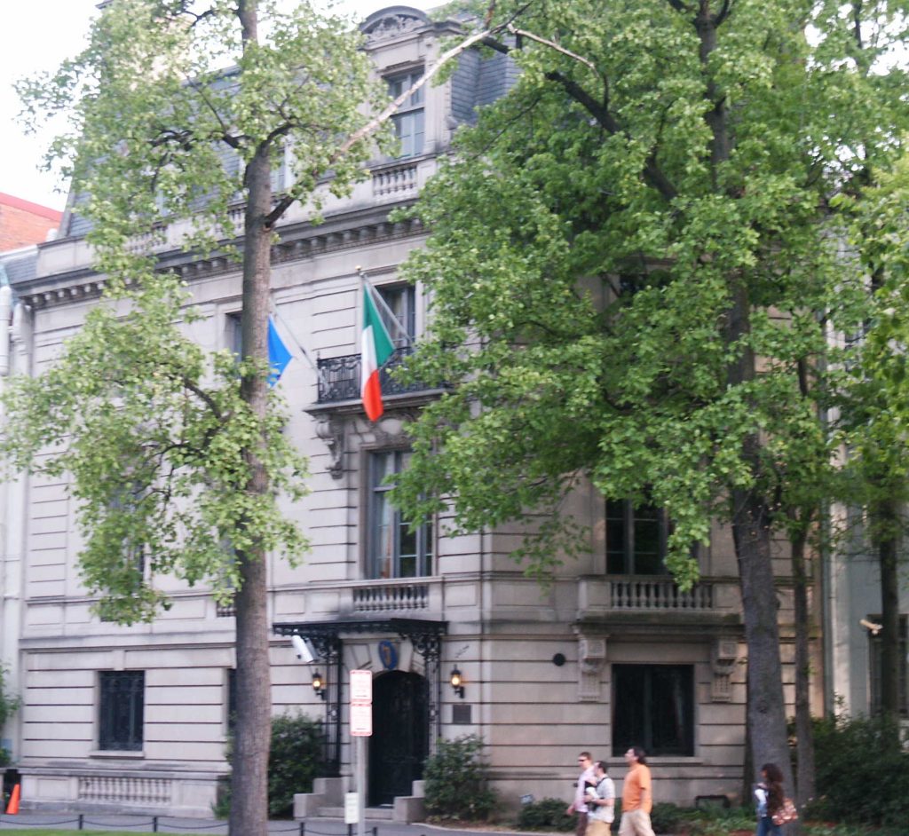 Visit the Irish embassy.