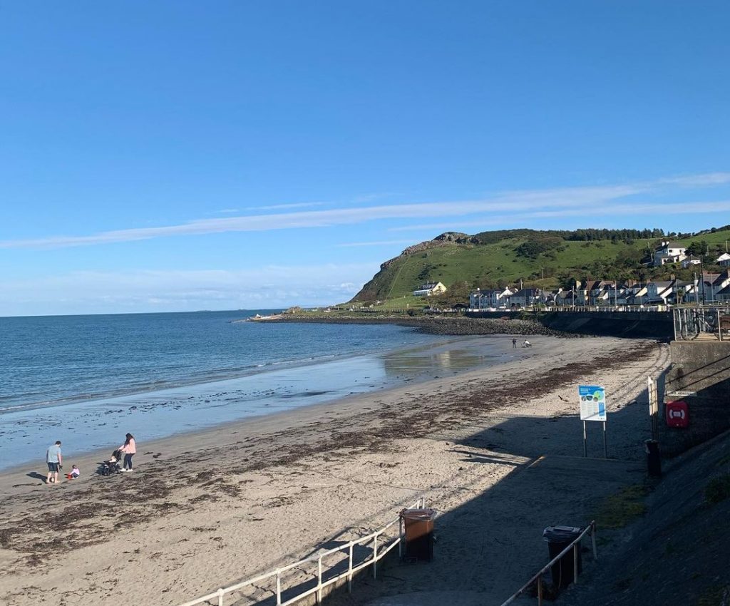 Ballygally Beach is one of the best beaches in Northern Ireland.