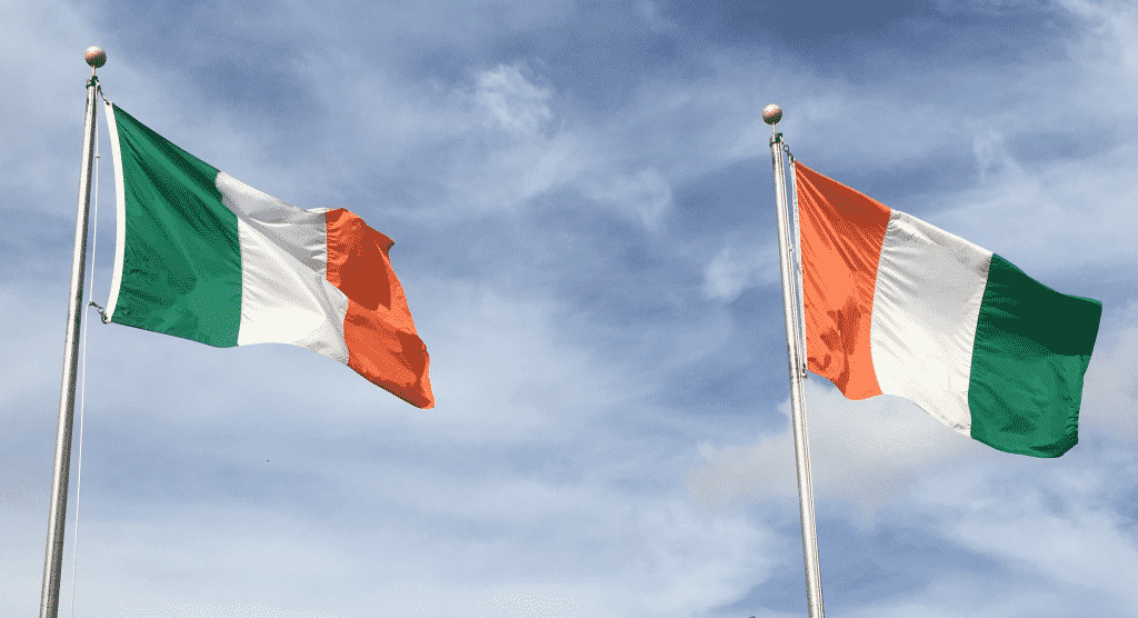 4 countries with a green, white, and orange flag (+ meanings)