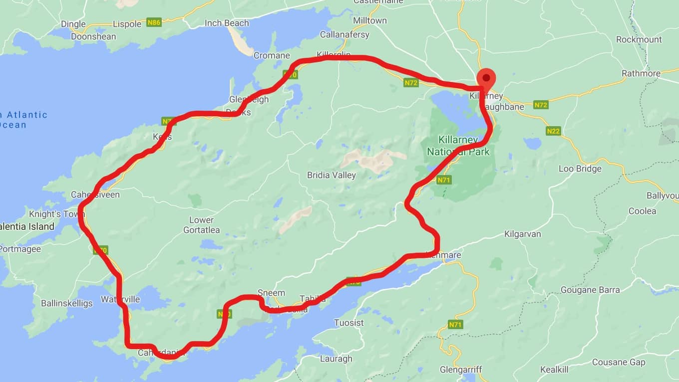 Ring of Kerry route: MAP, stops, WHAT TO SEE, and things to know