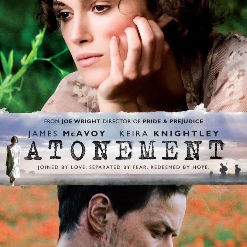 Atonement is one of the Academy Award winning Irish movies.
