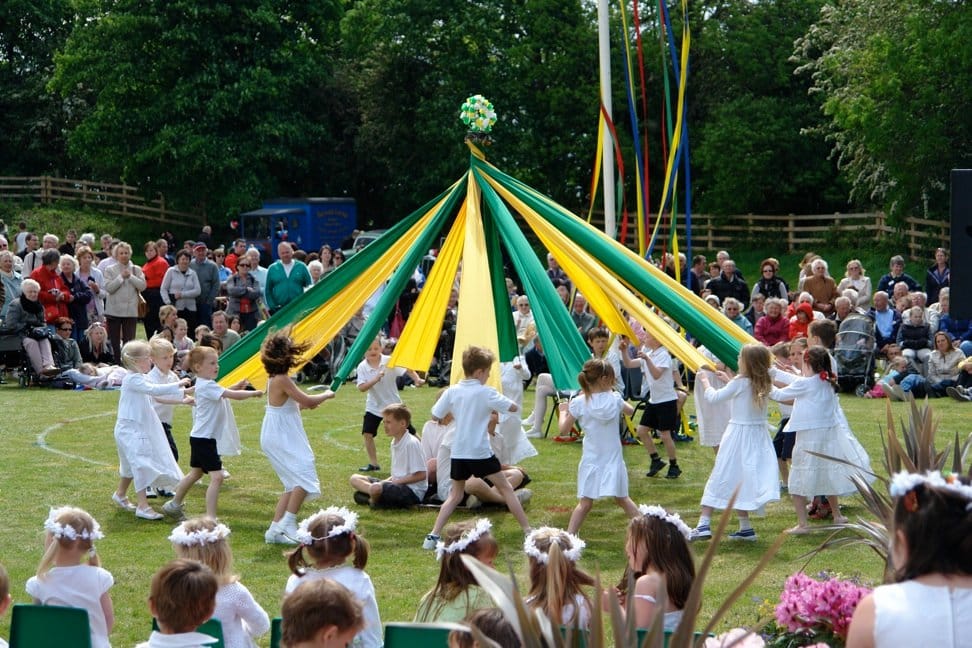 Maybushes and Maypoles.