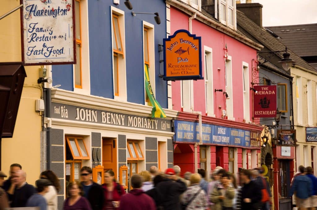 Dingle is one of the most colourful towns and villages in Ireland.