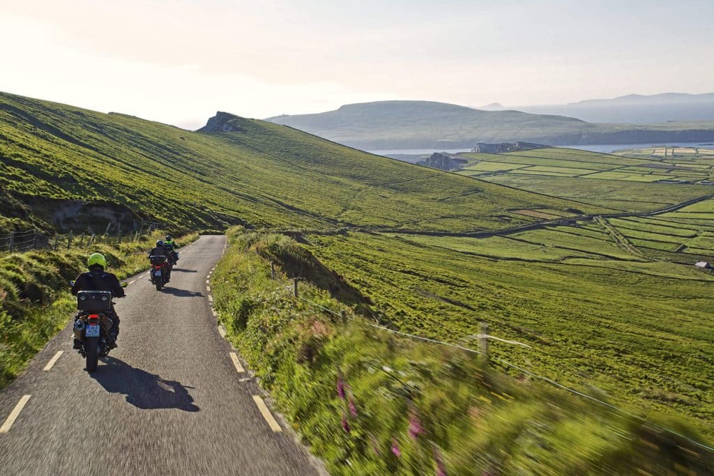 Motorbike is third on our list of the best ways to travel around Ireland. 