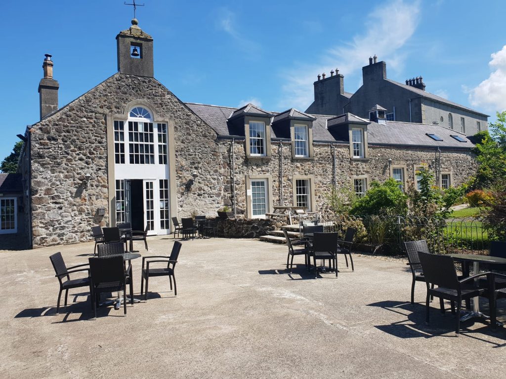 Grab a bite to eat in the Scullery Restaurant.