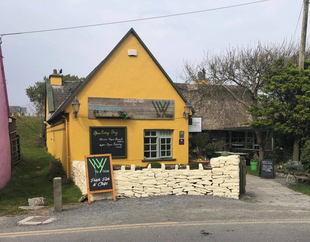 Grab a bite to eat at the Ivy Cottage.