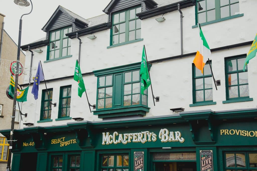 McCafferty's is one of the best pubs and bars in Donegal.