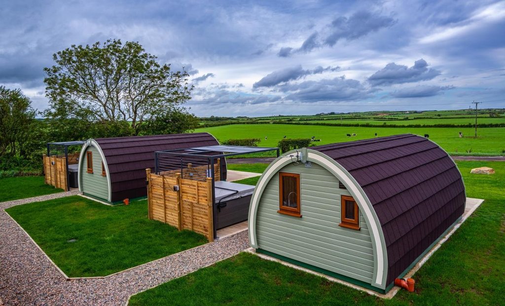 Causeway Coastal Pods are the perfect coastal stay.