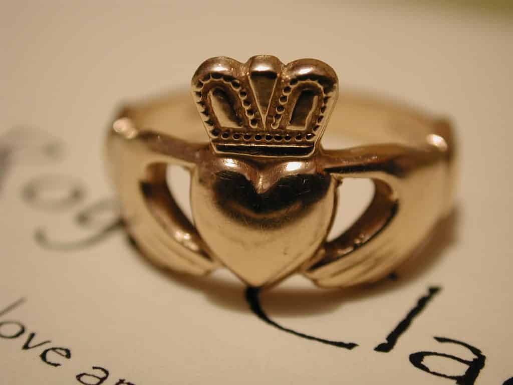 Claddagh rings are a symbol if Ireland.