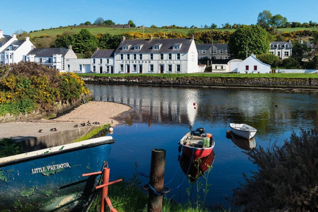 Cushendun village is a quaint coastal spot.