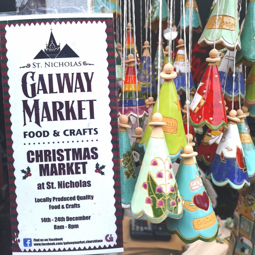 Galway Market comes alive at Christmas.