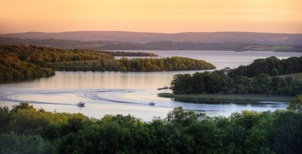 The Fermanagh Lakelands offer fantastic views of Lough Erne.