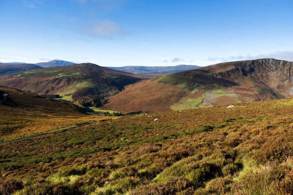 The Wicklow Mountains Drive is like driving through a movie set.