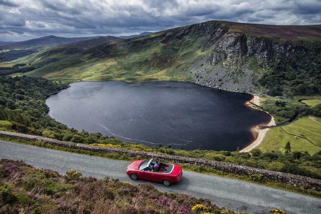 Lough Tay is one of the best day trips from Dublin.