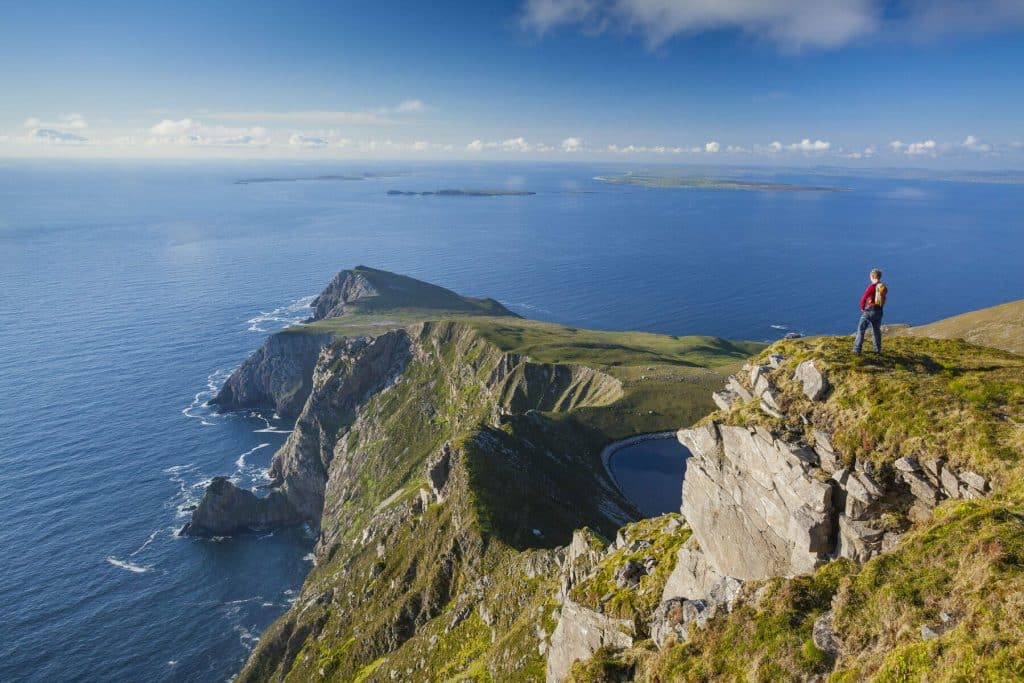 Croaghaun Cliffs on Achill Island, County Mayo.