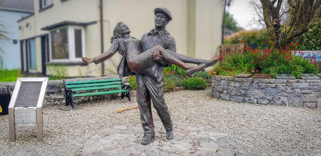 John Wayne and Maureen O'Hara both have Irish roots.