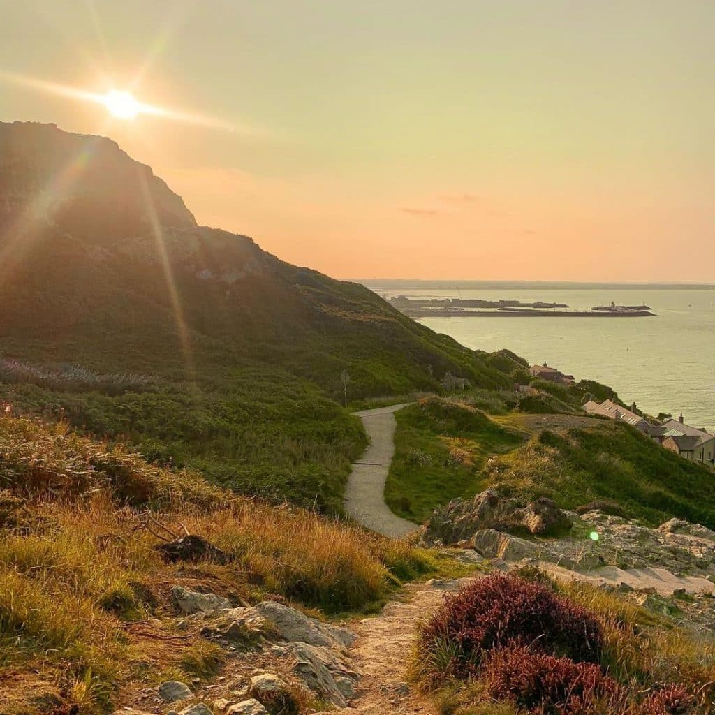 Howth Head is one of the best sunsets in Ireland's east.