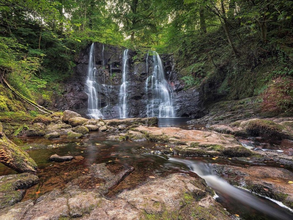 You need to visit Glenariff Waterfall.