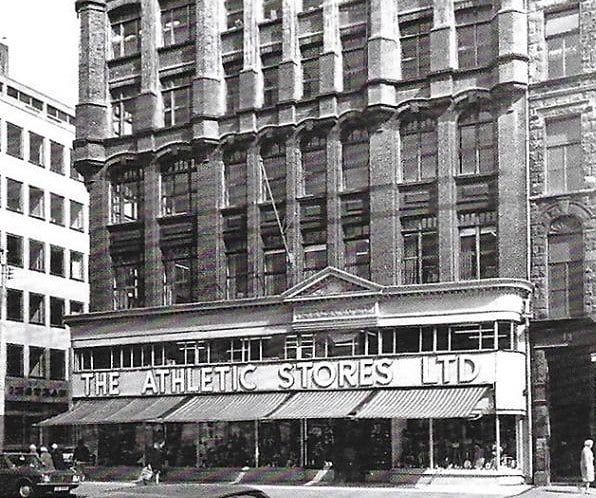 Before the days of JD Sports, Belfast had its very own sportswear shop, The Athletic Stores.