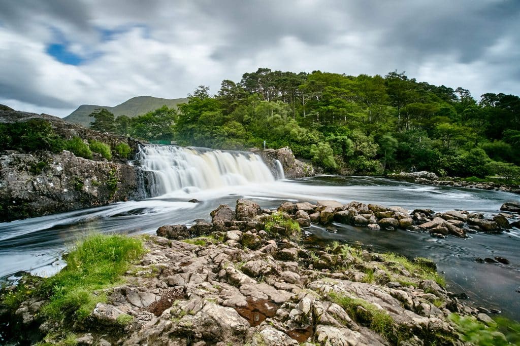 Aashleagh Falls is a scenic spot to include on your Connacht bucket list.