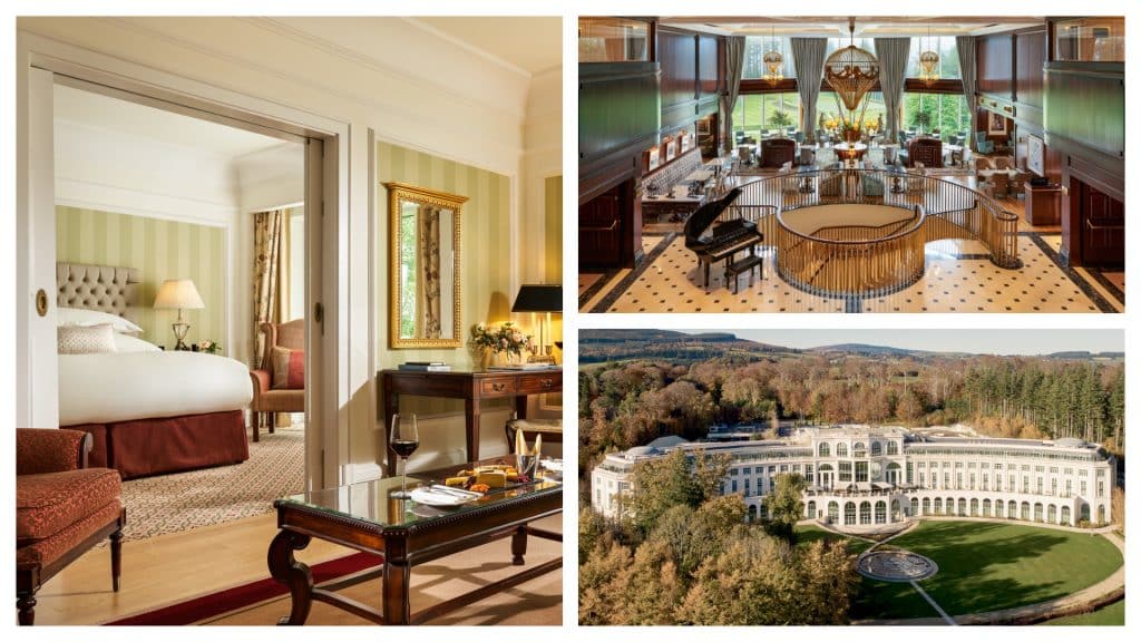 Powerscourt Hotel Resort and Spa is one of the snazziest 5-star hotels in Ireland.