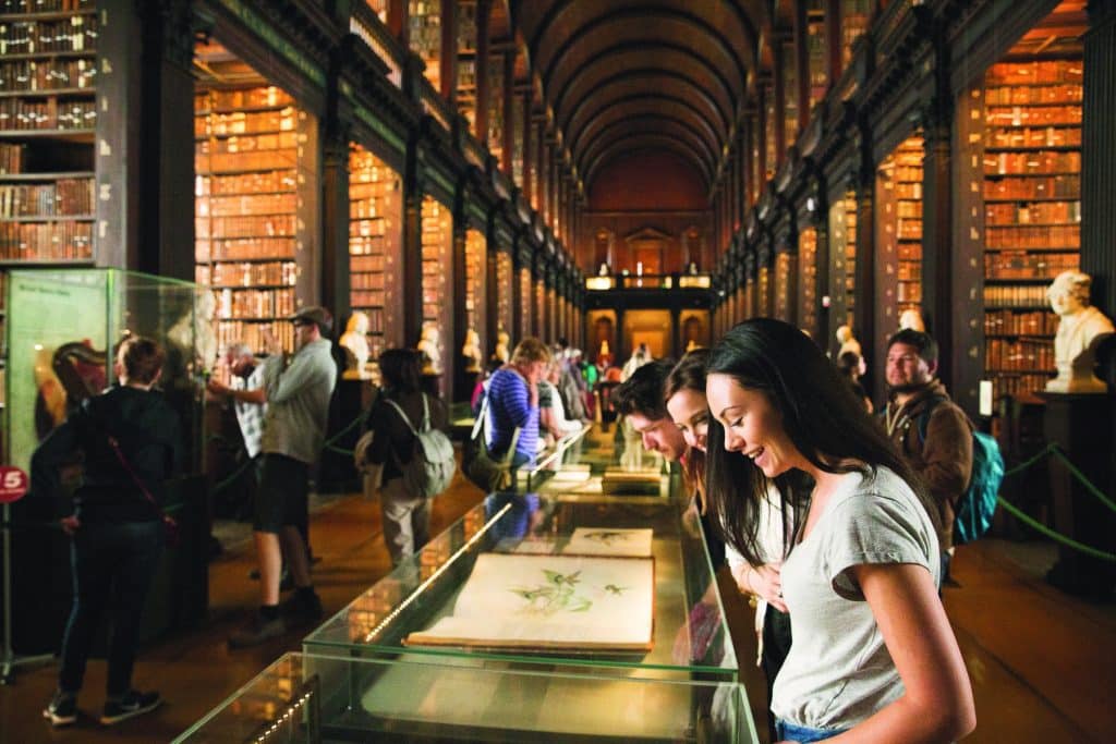 Trinity College Library is one of the best things to do in Dublin on a rainy day.