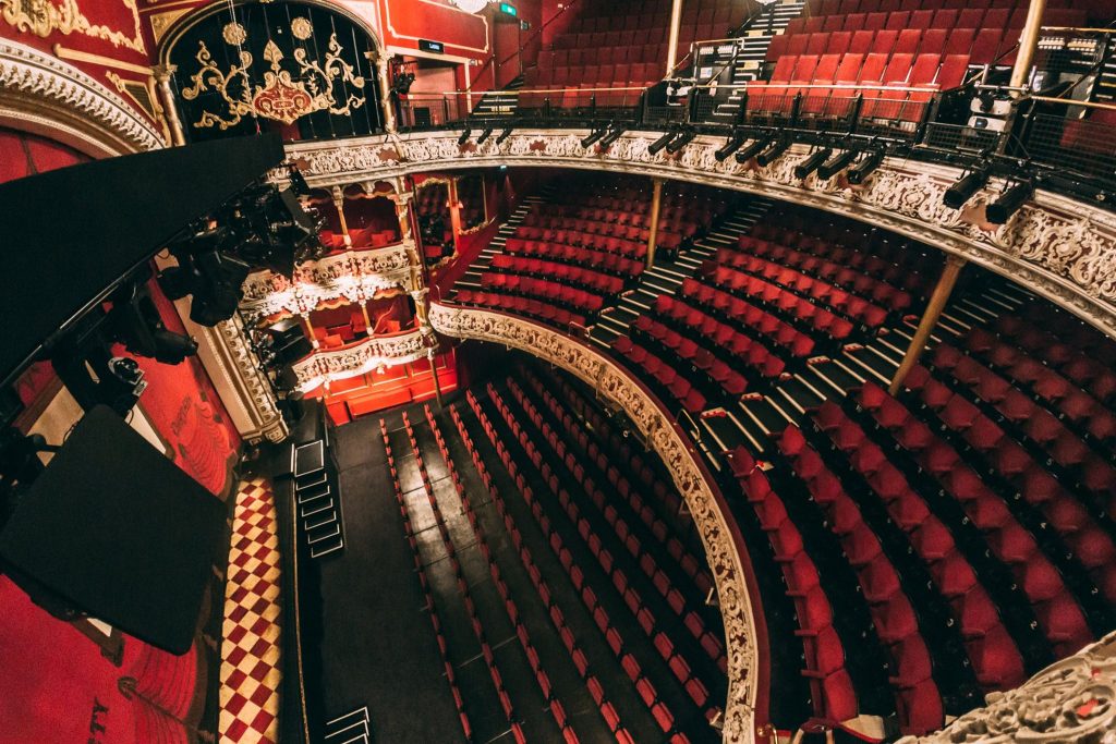 Enjoying a concert at the Olympia is one of the best things to do in Dublin on a rainy day.
