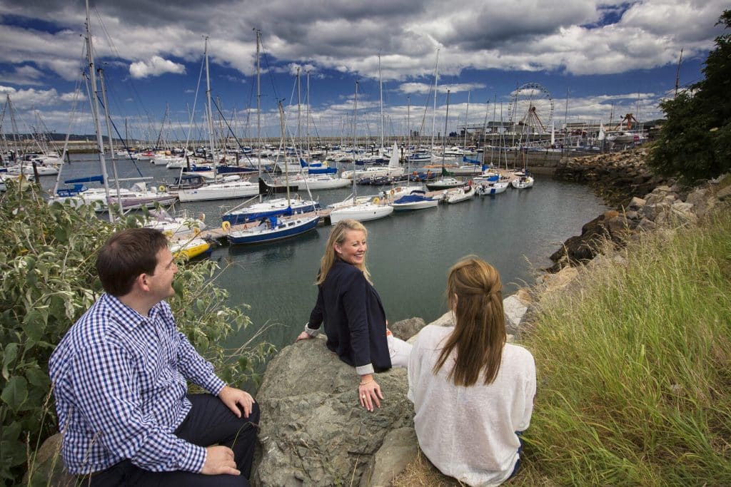 Dun Laoghaire is one of the best towns to visit in Ireland.