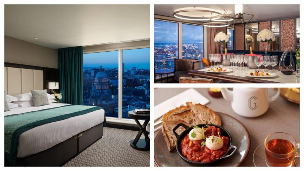 If you're staying in Belfast, end your one week Ireland itinerary in style at the Grand Central Hotel.