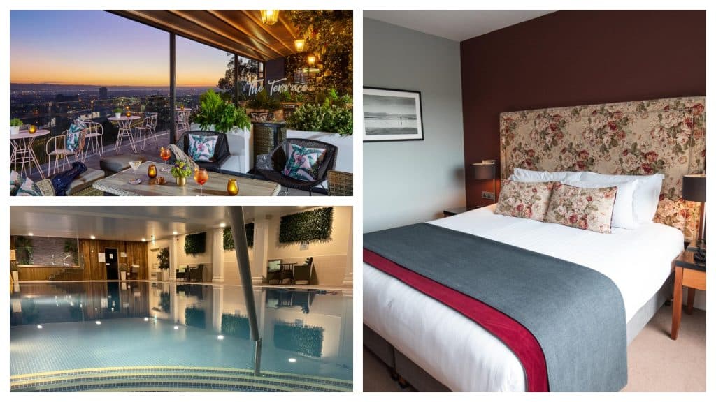 The Montenotte Hotel offers views over Cork, one of the largest cities of Ireland.