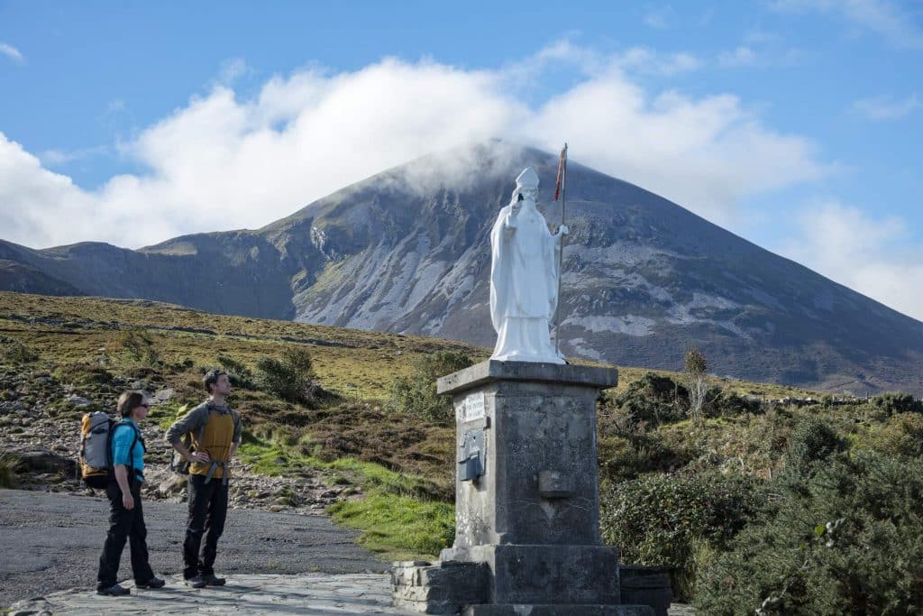 Croagh Patrick is a tough hike with amazing views.