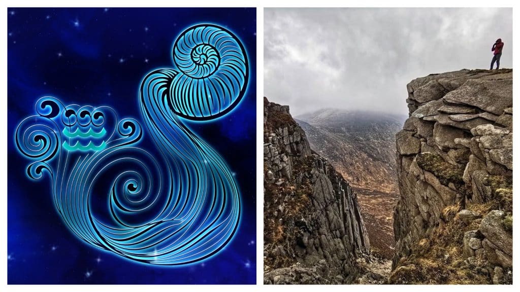 Aquarius' should visit County Down  based on their star sign.