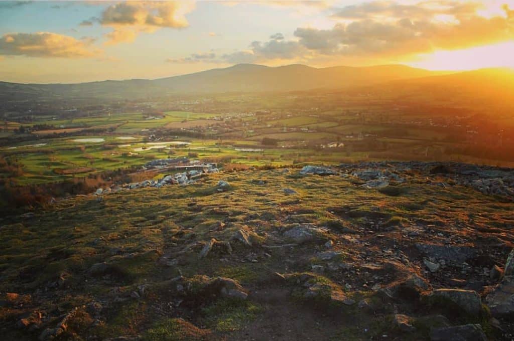 Carrickgolligan Hill is one of the best places to watch the sunrise in Dublin. 