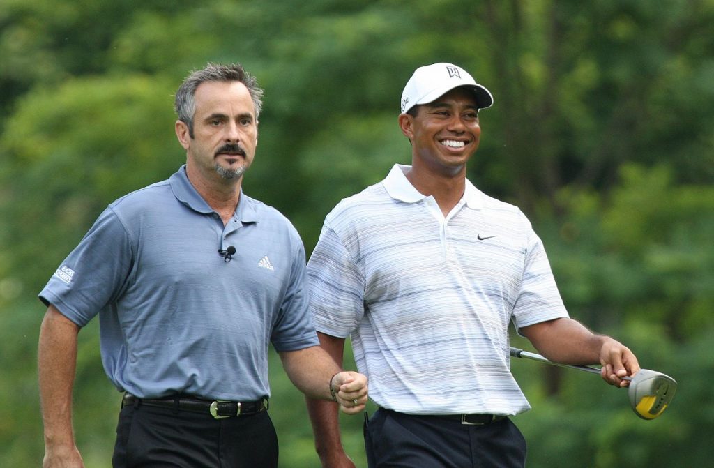 David Feherty played alongside Tiger Woods.