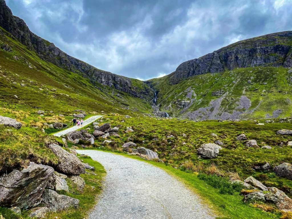 Mahon Falls is another notable mention on the list of waterfalls you can swim in in Ireland. 