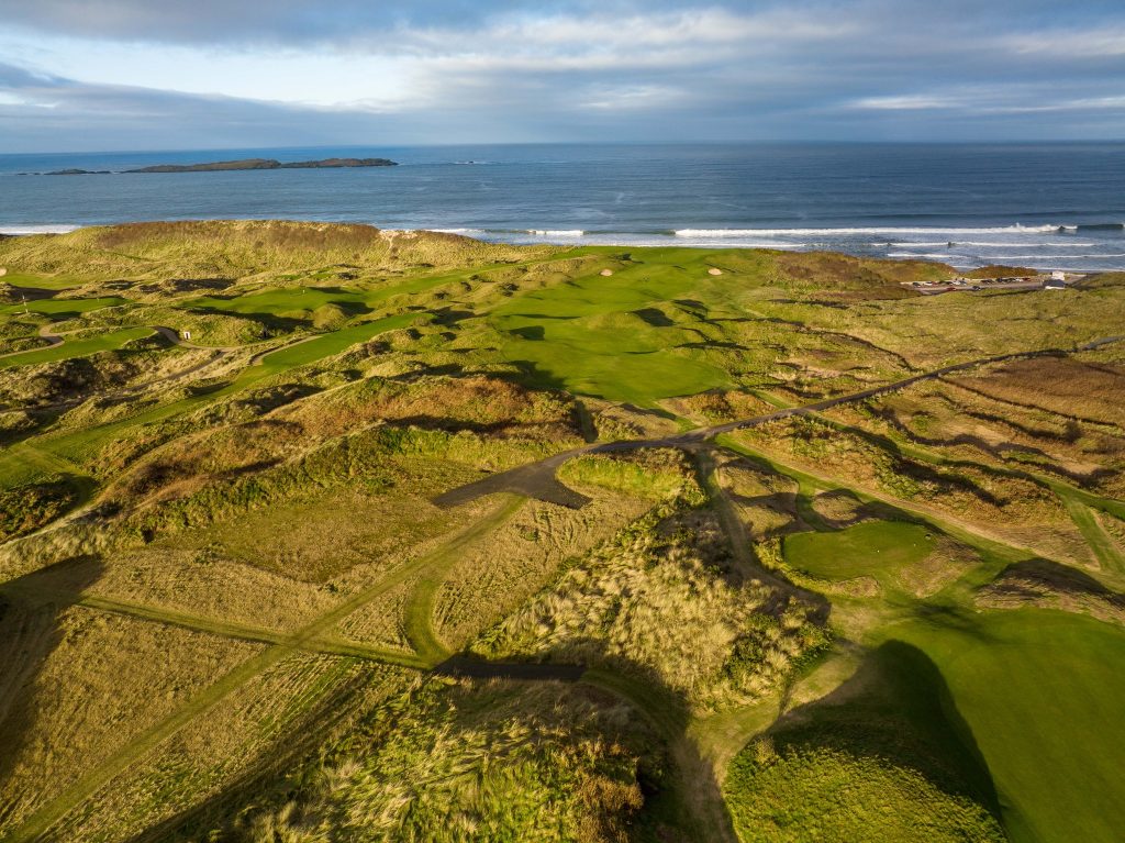 Royal Portrush has been home to the Irish open and is one of the best golf courses in Northern Ireland. 