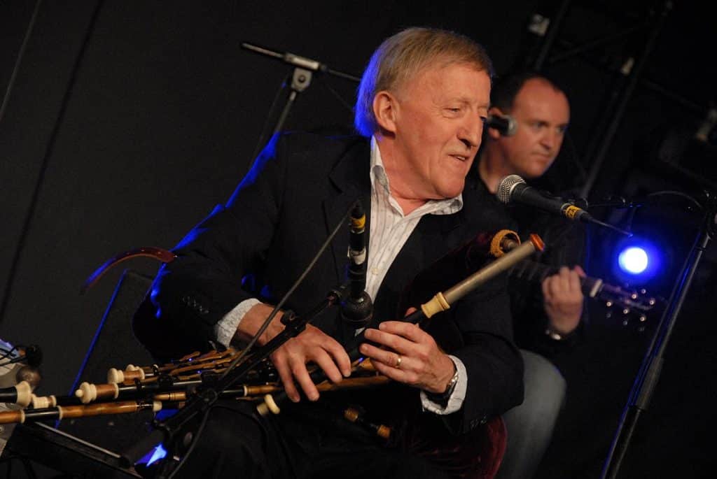 The Chieftains are popular worldwide and one of the best Irish traditional folk bands. 