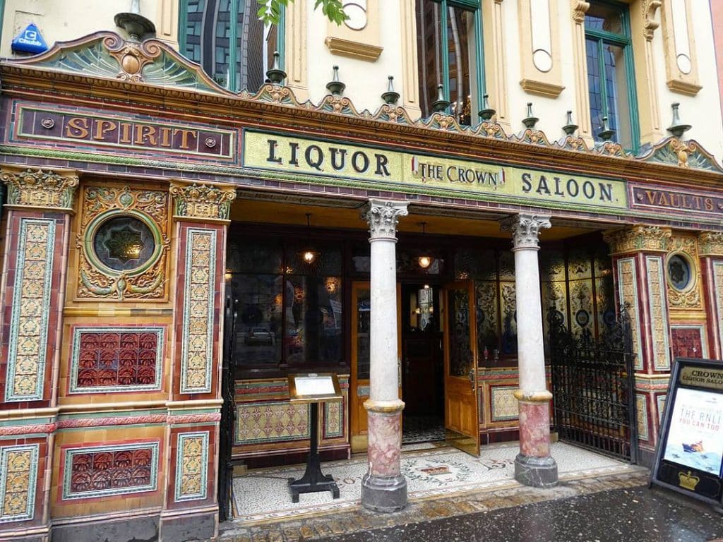 The Crown is one of the most famous pubs and bars in all of Ireland. 