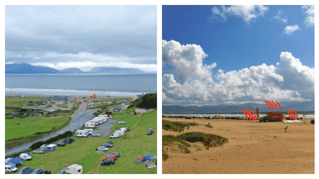 Inch Beach is one of the best campsites for tents in Ireland.