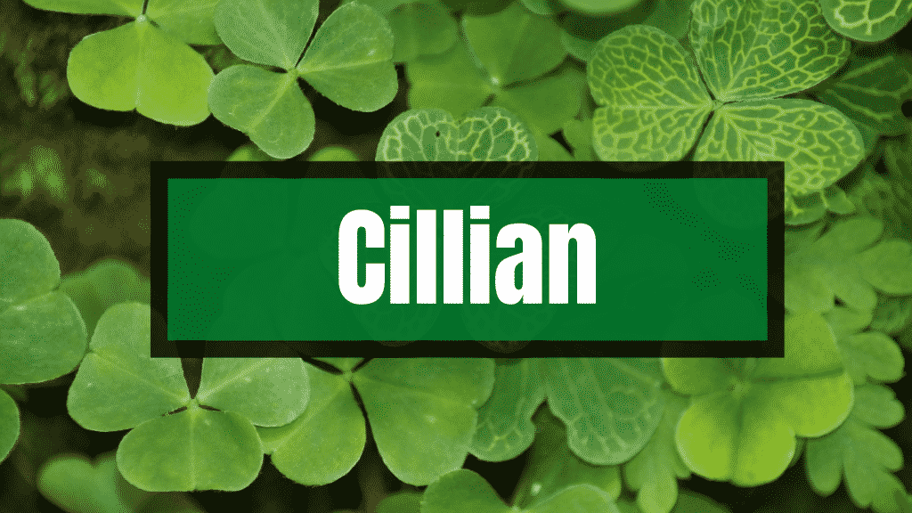 There are a few different spellings and variations of the name Cillian.